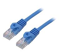 2 x cordon de brassage PCU5-10CC-0025-B U/UTP 5e ligne CCA PVC bleu 025 m 26 ...