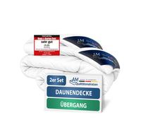 2 x couette en duvet transition - ensemble de couette couverture en duvet 135...