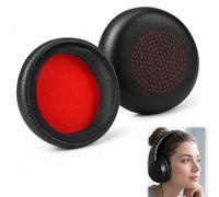 2 x Coussinets d'oreille de Rechange pour Plantronics Voyager Focus B825 UC | compatibles avec Plantronics Voyager Focus UC B825 Binaural, 4210/4220, Blackwire 5200/C5200/5210/C5210/C5220/7225