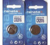 2 x CR2016 batterie au lithium 3 V Pile Renata fabriquée en Suisse montre | | | Clé Gadget