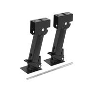 2 X Cric Stabilisateur,Cric Stabilisateur de Camping-Car,Support de 650 LB,capacité de Levage de 1000 LB,Stabilisateurs Télescopiques de 12 à 18 Pouces,vérins stabilisateurs à Ciseaux Robustes (Black)