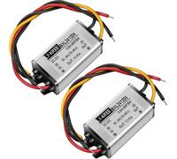 2 X Dc 24v To 12v Converter Buck Voltage Power Supply 60w Adapter Reducer Regulator Converter For Truck Vehicle Auto Car (Accept Dc15-40v Inputs)