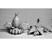 2 x Death Star Lilies - Reaper Bones Figurine pour Jeux de Roles Plateau - 77504