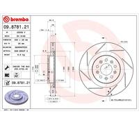 2 X Disque De Frein D'Axe Arrière Pour ASTON MARTIN DB9 VANTAGE
