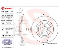 2 X Disque De Frein D'Axe Arrière Pour AUDI A6 A6 Allroad