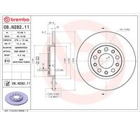 2 X Disque De Frein D'Axe Arrière Pour CHRYSLER JEEP JEEP (GAC FCA) 200 CHEROKEE