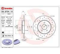 2 X Disque De Frein D'Axe Arrière Pour FORD JAGUAR MONDEO X-TYPE