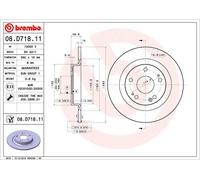 2 X Disque De Frein D'Axe Arrière Pour HONDA CIVIC