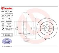 2 X Disque De Frein D'Axe Arrière Pour HONDA MG CIVIC EXPRESS MG ZR MG ZS