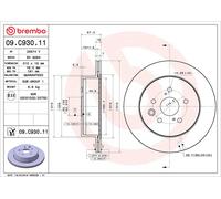 2 X Disque De Frein D'Axe Arrière Pour LEXUS TOYOTA CROWN GS IS IS C MARK X RC