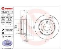 2 X Disque De Frein D'Axe Arrière Pour MERCEDES-BENZ SPRINTER 3,5-T SPRINTER 3-T