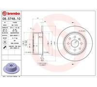 2 X Disque De Frein D'Axe Arrière Pour OPEL VAUXHALL CALIBRA CAVALIER VECTRA