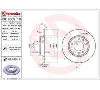 2 X Disque De Frein D'Axe Arrière Pour PEUGEOT PEUGEOT (DF-PSA) 308 308 SW 308S