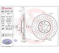 2 X Disque De Frein D'Axe Avant Pour FORD USA MAZDA CX-7 CX-9 EDGE