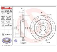 2 X Disque De Frein D'Essieu Arrière Pour DODGE JEEP DURANGO GRAND CHEROKEE