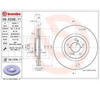 2 X Disque De Frein Essieu Avant Pour ACURA HONDA MDX PILOT ZDX