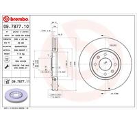 2 X Disque De Frein Essieu Avant Pour CITROËN C5 XANTIA