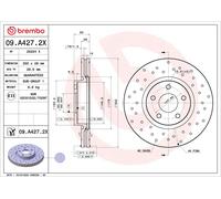 2 X Disque De Frein Essieu Avant Pour FORD MONDEO