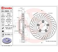 2 X Disque De Frein Essieu Avant Pour PORSCHE 718 BOXSTER 911 BOXSTER