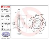 2 X Disque Frein Axial Arrière pour Audi Seat Skoda VW A3 Bora Golf Leon New B