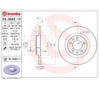 2 X Disque Frein Axial Arrière pour Citroën Peugeot 407 407 Sw 508 508 Sw
