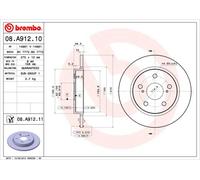 2 X Disque Frein Axial Arrière pour Toyota Auris Van Corolla Herbe Aromatique -