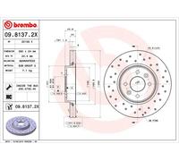 2 X Disque Frein Axial Avant pour Dacia Renault Captur Clio Dokker Laguna Lod