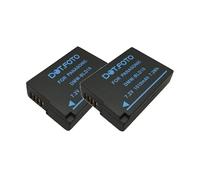 2 x Dot.Foto DMW-BLD10, DMW-BLD10E Premium 7.2v / 1010mAh Batterie Rechargeable pour Panasonic Lumix DMC-G3, DMC-GF2, DMC-GX1