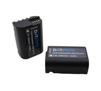 2 x Dot.Foto DMW-BLK22 Premium 7.2v / 2200mAh Batterie Rechargeable pour Panasonic Lumix DC-S5, S5II, S5IIX, S9, G9II, GH5, GH5II, GH5S, GH6
