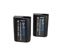 2 x Dot.Foto DMW-BLK22 Premium Grande Capacité 7.2v / 2500mAh Batterie Rechargeable pour Panasonic Lumix DC-S5, S5II, S5IIX, S9, G9II, GH5, GH5II, GH5S, GH6