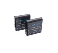 2 x Dot.Foto LB-060 Premium 3.7v / 1250mAh Batterie Rechargeable pour Pentax XG-1