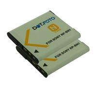 2 x Dot.Foto NP-BN, NP-BN1 Premium 3.7v / 630mAh Batterie Rechargeable pour Sony DSC-W800, DSC-WX220, DSC-W830, DSC-W810, DSC-QX10, DSC-QX30, DSC-QX100