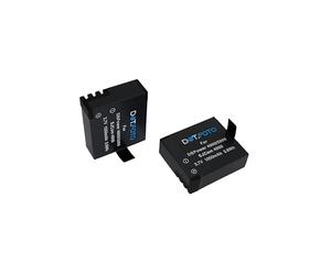 2 x Dot.Foto SJ4000B Premium 3.7v / 1050mAh Batterie Rechargeable pour SJCAM M10, SJ4000, SJ5000, SJ5000 Plus, SJ6000, SJ7000, SJ9000