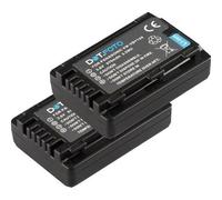 2 x Dot.Foto VW-VBY100 Premium 3.7v / 970mAh Batterie Rechargeable pour Panasonic HC-V110, HC-V130, HC-V160, HC-V201