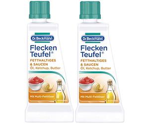 2 x Dr Beckmann tache gras diable & saucen 50 ml - avec triple dégraissant