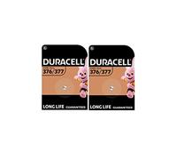 2 x Duracell 376/377 (2 ampoules de 1 batterie) 2 piles (SR626/V377/V376/SR66/SR626W/SR626SW)