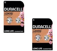 2 X Duracell CR2450 2er Blister 3V Lithium