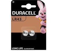 2 x Duracell LR43 (1 blister de 2 batteries) 2 piles (186/V12GA)