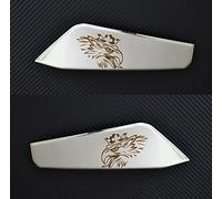 2 x en acier inoxydable avant aération accessoire gravé au laser Gryphon pour Scania Série R camions