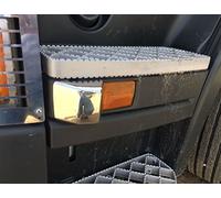 2 x en acier inoxydable couvertures pour LED côté Indicateur lumières pour Scania Série R Euro 6