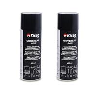 2 x ersatzkartuschen Kisag Recharge de gaz Kigas pattes a gaz Kigas 400 ml & Cinq Compartiment Adaptateur
