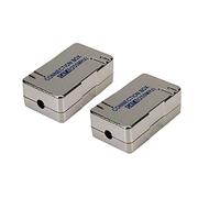 2 x faconet® LSA connecteur câble réseau Cat. 6 pour connecter/de réparation, Internet ou ISDN. LSA Module de connexion dans geschirmten Boîtier