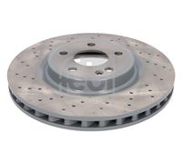 2 x FEBI BILSTEIN 107501 Disque de frein pour MERCEDES-BENZ