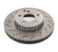2 x FEBI BILSTEIN 30552 Disque de frein pour MERCEDES-BENZ,MERCEDES-BENZ (BBDC)