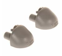 2 X Fiamma Vélo Rack Fixation Support Embouts de Barre En Gris Rechange Pièce