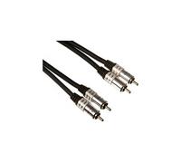 2 x fiche audio rca vers 2 x fiche audio rca standard 5.0 m doré pac204c050n