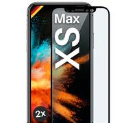 2 x film blindé pour Apple iPhone Xs Max verre véritable couverture écran...
