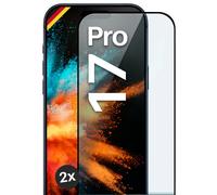 2 x film blindé pour écran iPhone 17 Pro verre véritable Full Screen Cover ve...