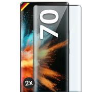2 x film blindé pour Honor 70 film de protection verre véritable Full Screen ...
