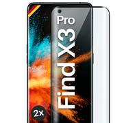 2 x film blindé pour Oppo Find X3 Pro verre trempé véritable couverture...